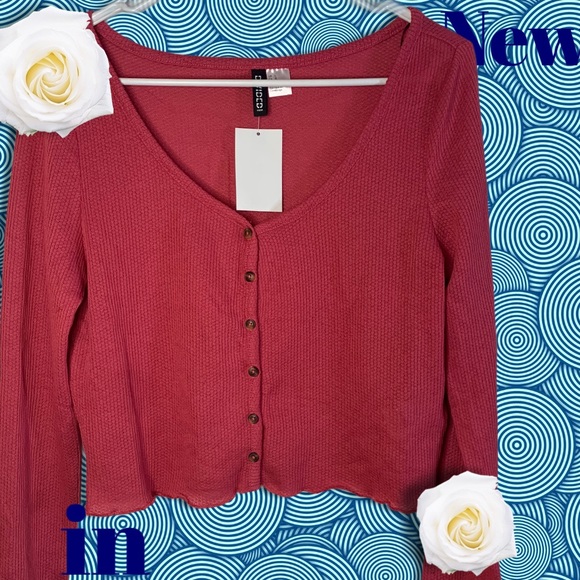 h&m short cardigan
